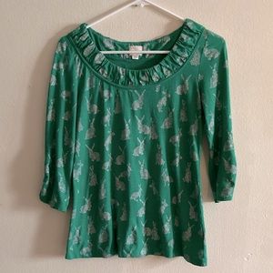 Postmark creature comforts tee, rabbit print